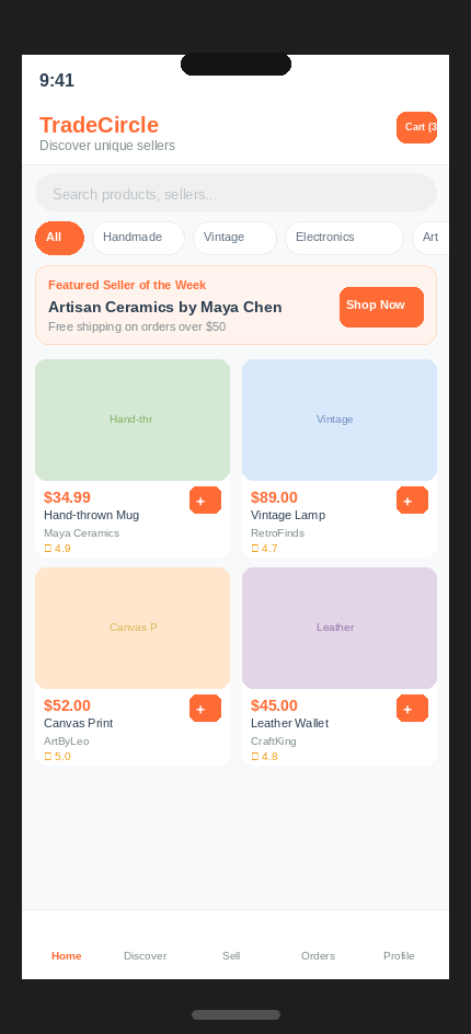Buyer Home Feed