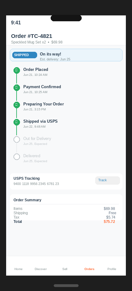 Order Tracking